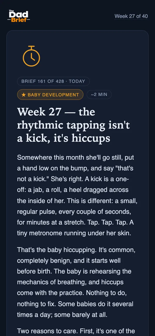 Today's brief